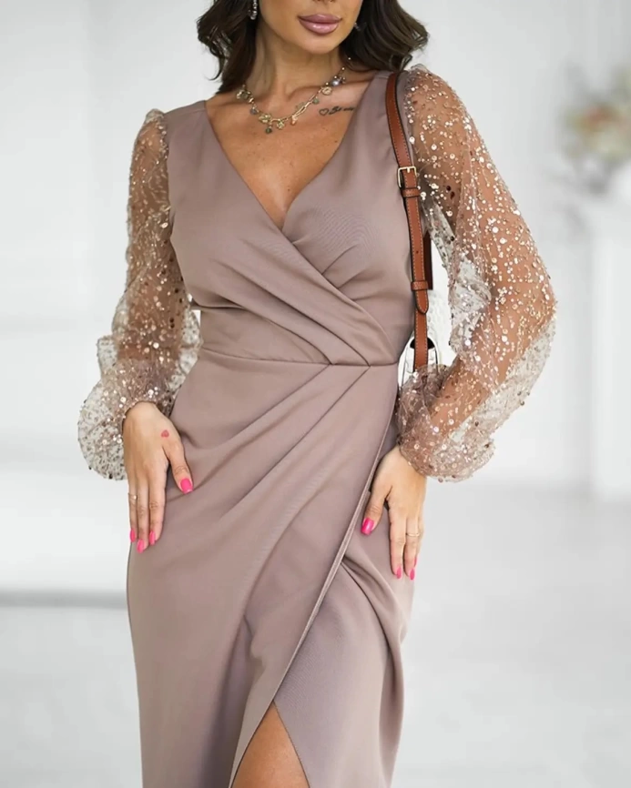 dlinnoe-vechernee-plate-s-blestyaschimi-rukavami-cveta-kapuchino-La-Divina-4