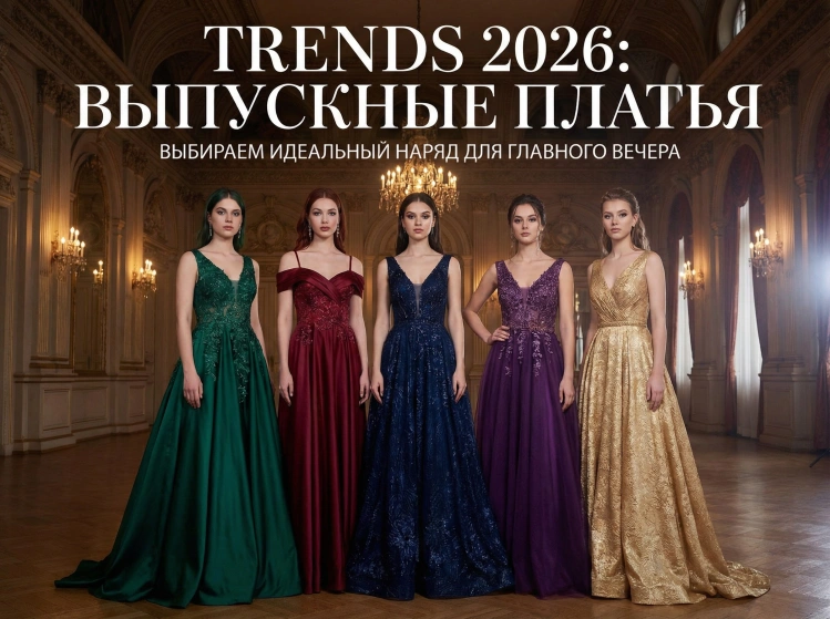 Тренды выпускных платьев 2026: выбираем идеальный наряд для главного вечера